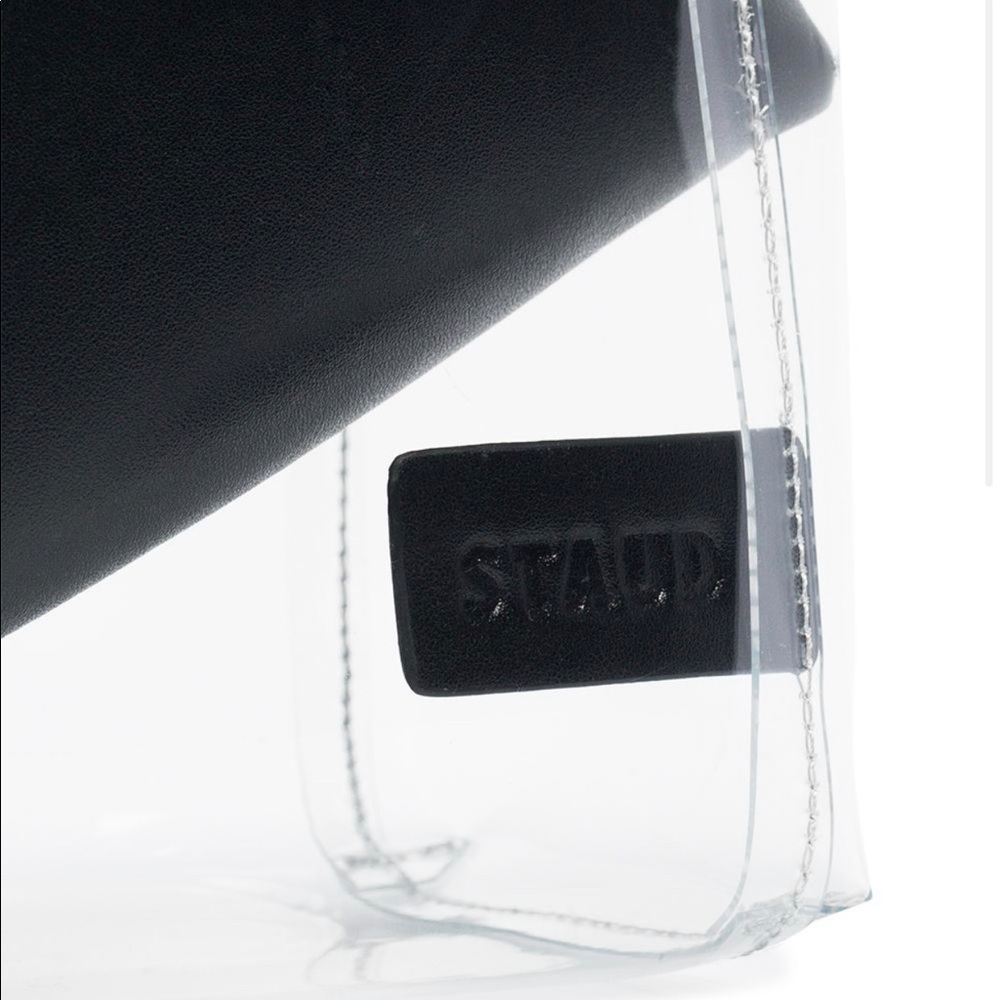 STAUD Mini Shirley Bag | Clear & Black - Picture 9 of 12